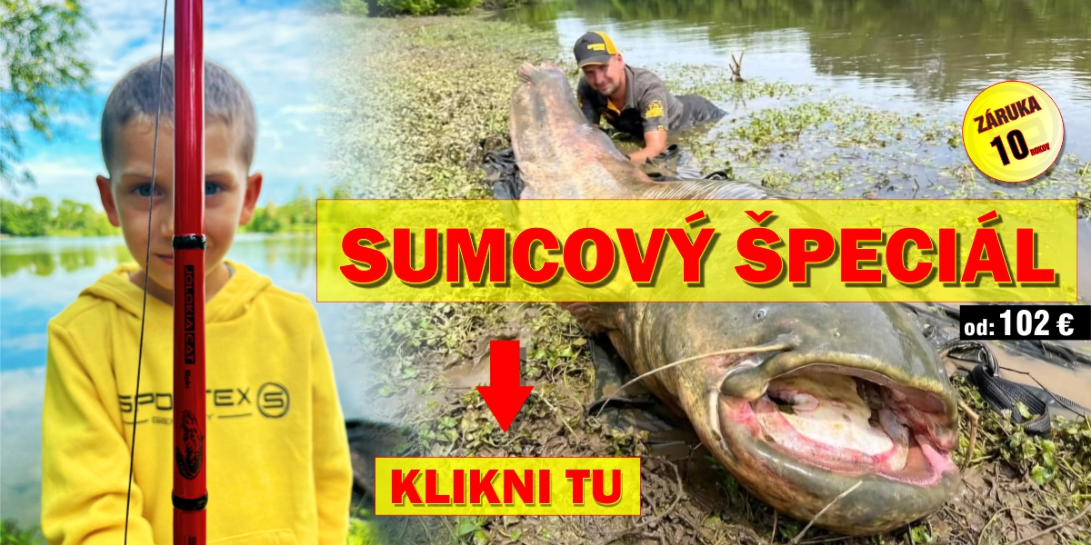 Prty na sumca od 102 s 10 ronou zrukou
